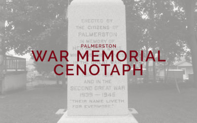 The War Memorial Cenotaph in Palmerston